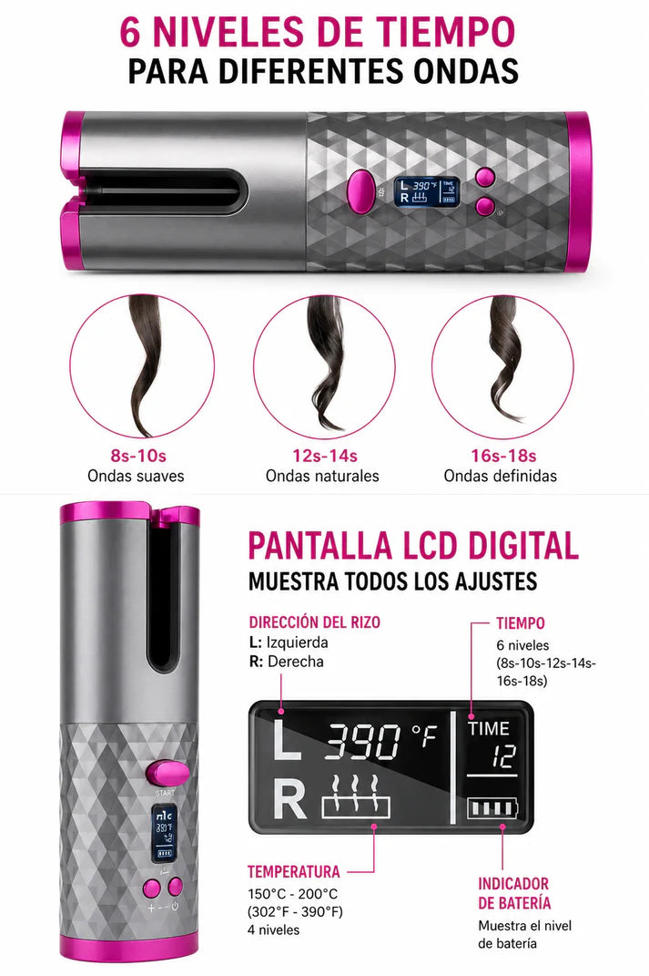 Rizador Automático Inalámbrico
